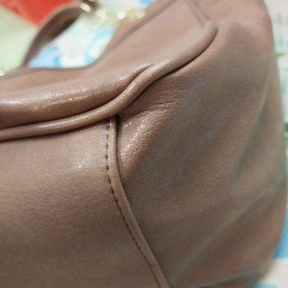 3356 Large Mondani New York Tote Bag In Tan Leather. - Picture 6 of 8